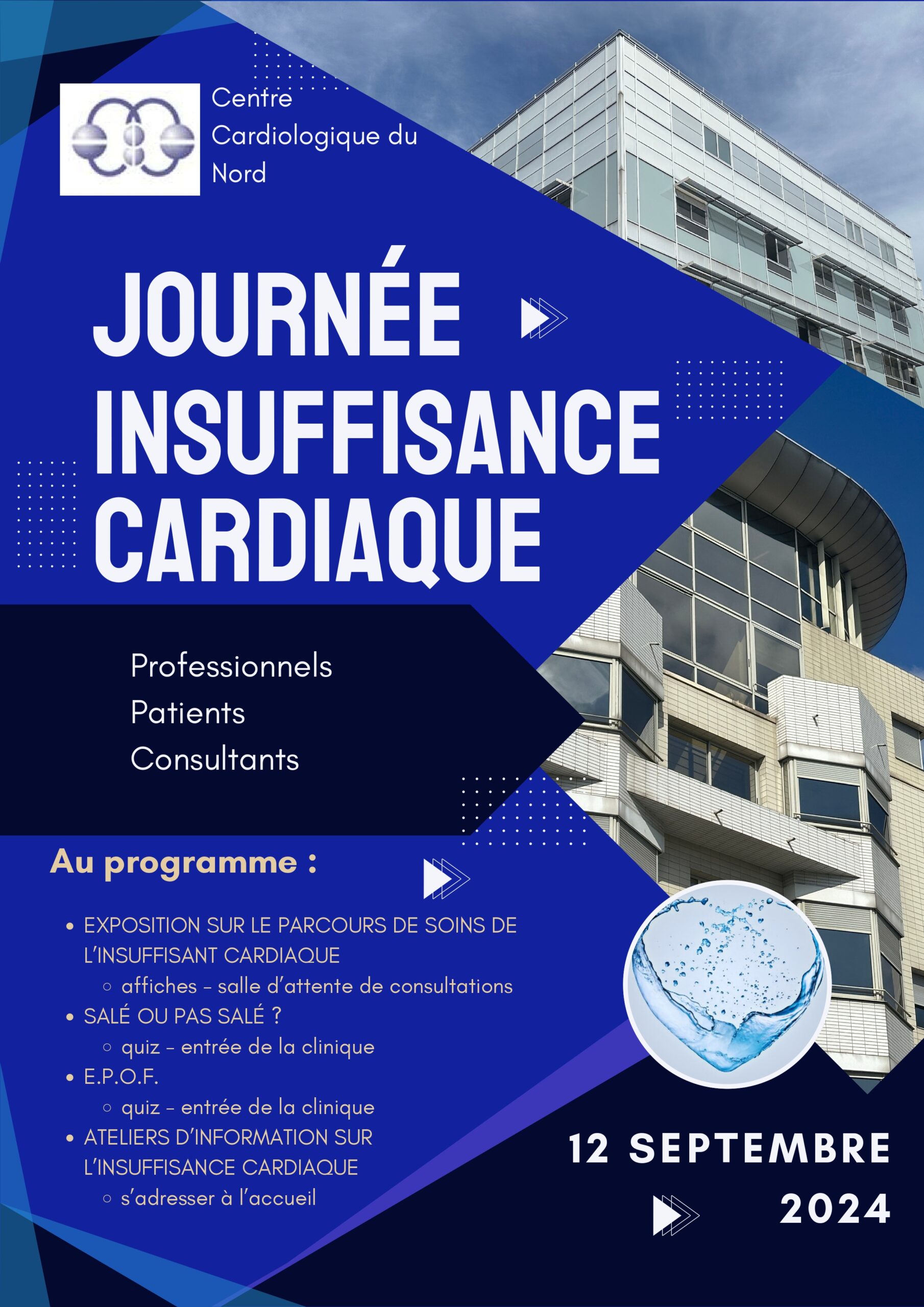 Journée insuffisance cardiaque au Centre Cardiologique du Nord