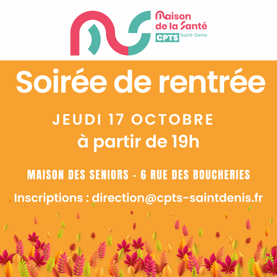 Soirée adhérents CPTS de Saint-Denis