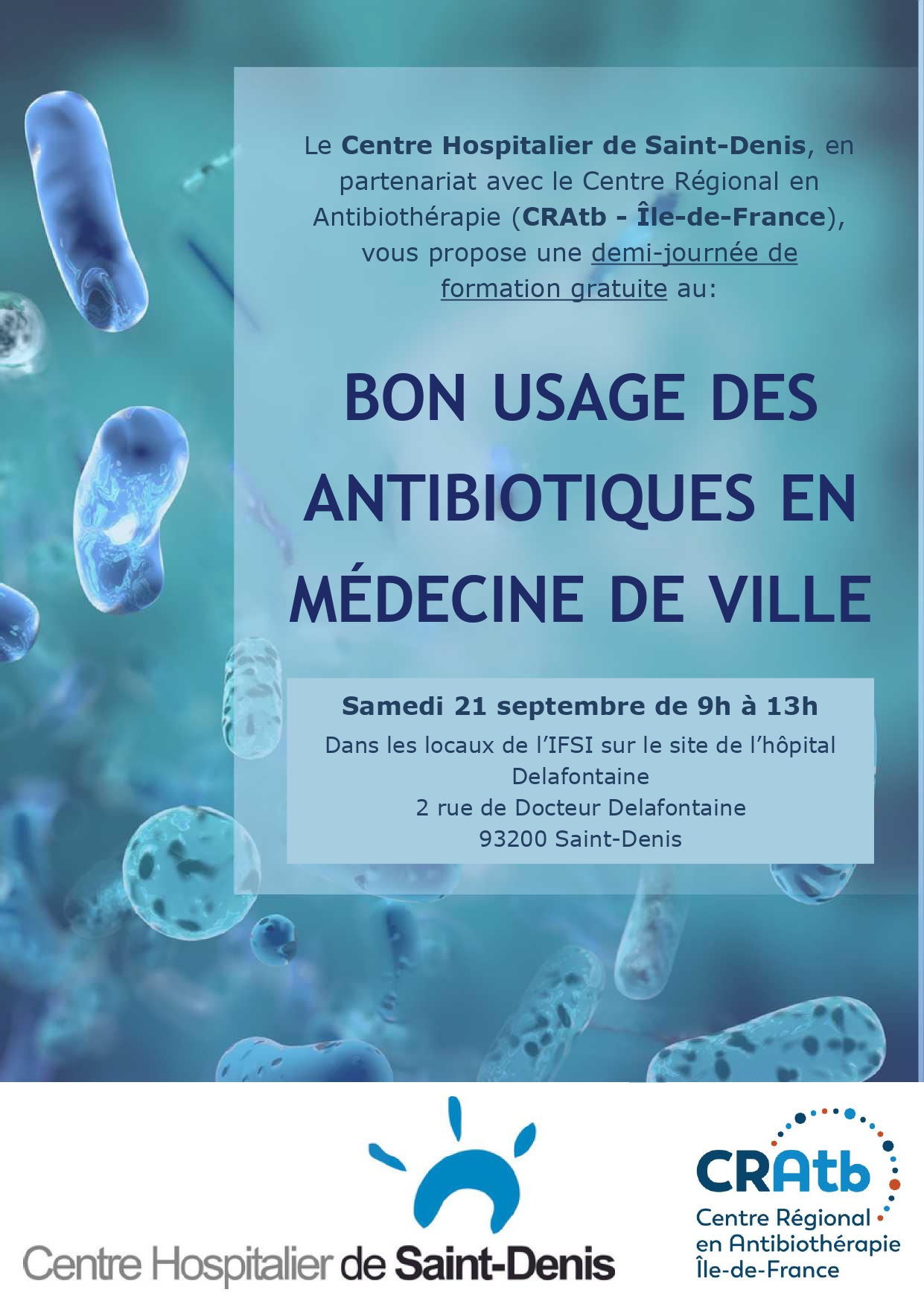 Demi-journée Bon usage des antibiotiques en médecine de ville